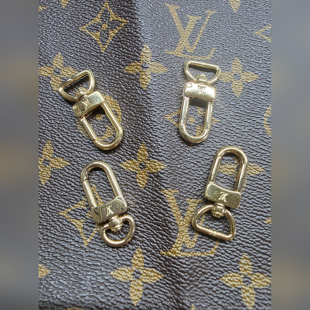 Louis Vuitton Gold Lobster Clasp Hardware Set 4